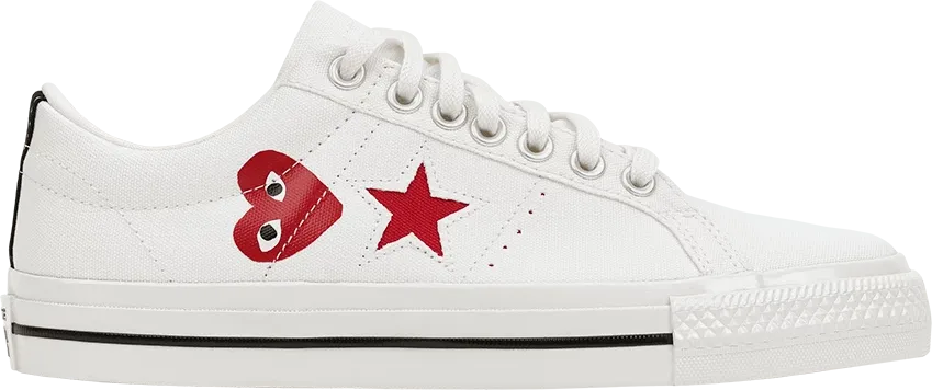 Converse One Star Ox Comme des Garcons PLAY White
