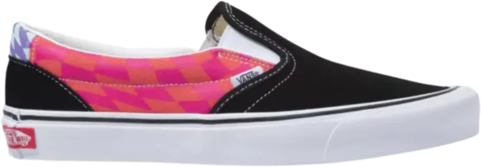 Vans Warp Checker Classic Slip-On Twist Black Paprika