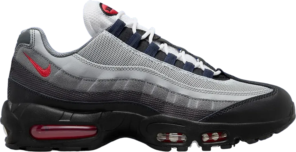 Nike Air Max 95 Black Anthracite Track Red