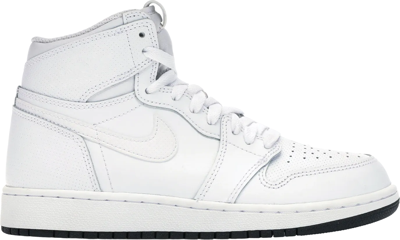 Jordan 1 Retro High Perforated White (GS)