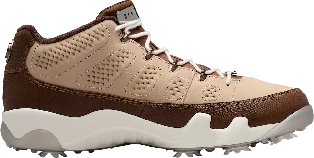 Air Jordan 9 Golf Masters  Hemp Earth Burnt Sunrise White 