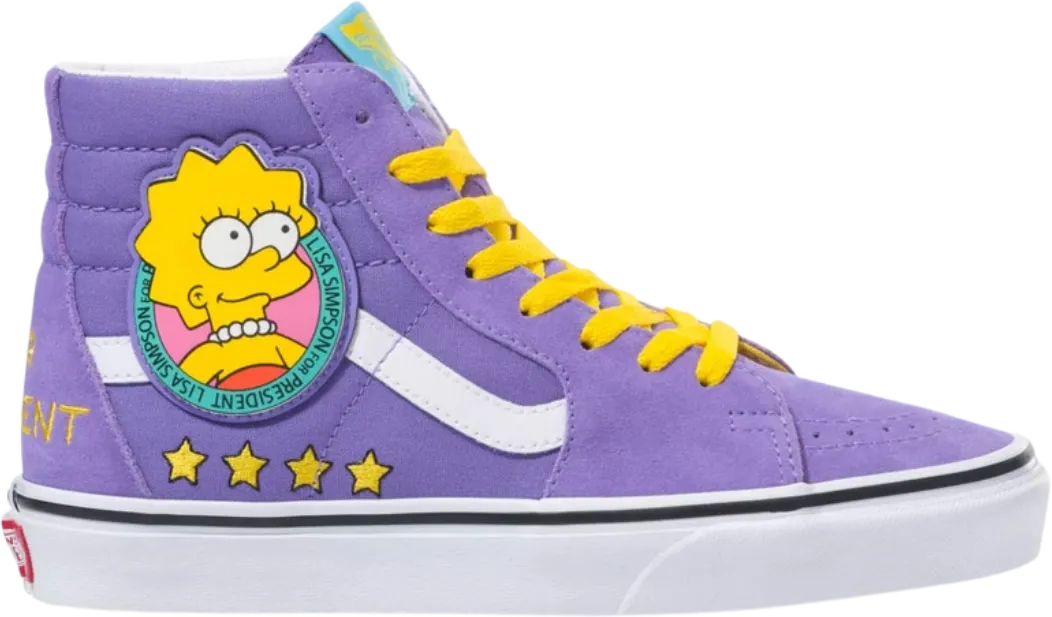 Vans Sk8-Hi The Simpsons Lisa