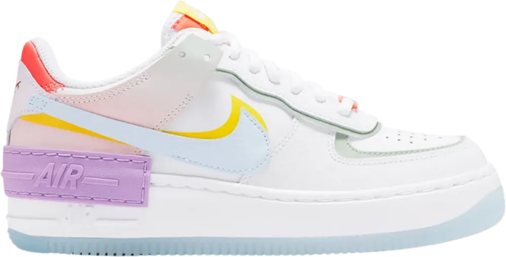 Nike Air Force 1 Low Shadow White Hydrogen Blue Purple (Women's)