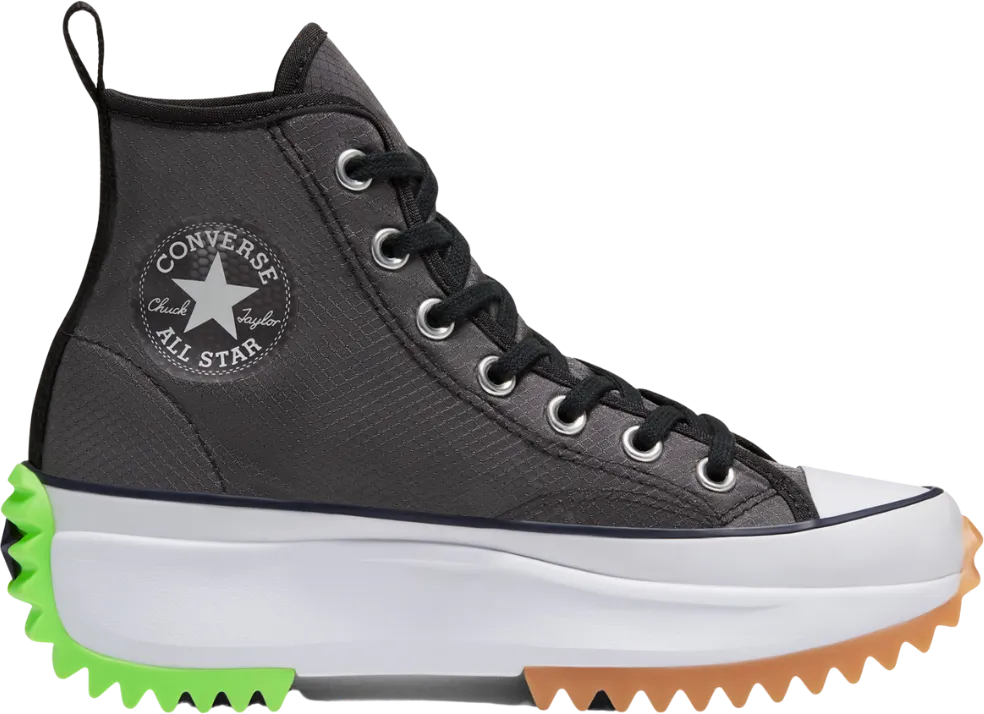 Converse Run Star Hike Hi Concrete Heat Black