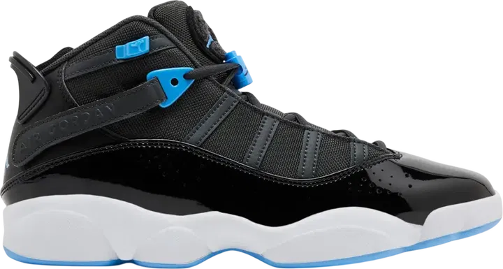 Jordan 6 Rings Black University Blue 