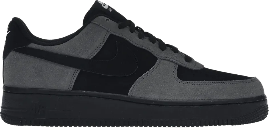 Nike Air Force 1 Dark Grey Black Suede