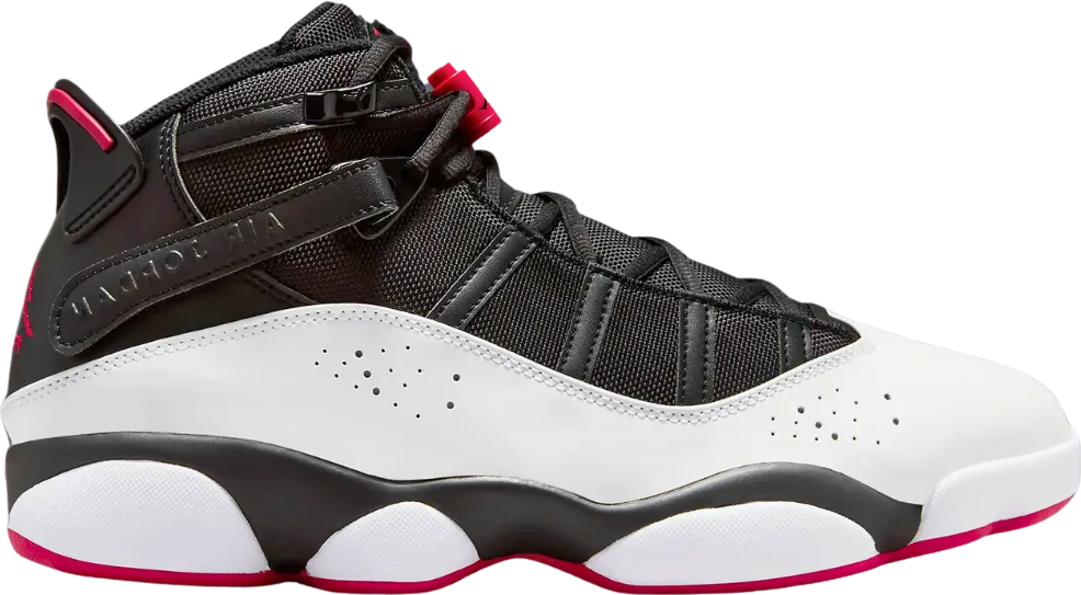 Jordan 6 Rings Black White Gym Red