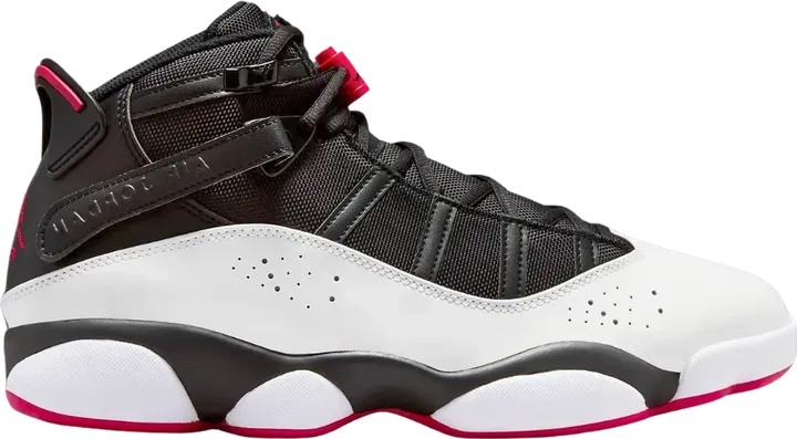 Jordan 6 Rings Black White Gym Red