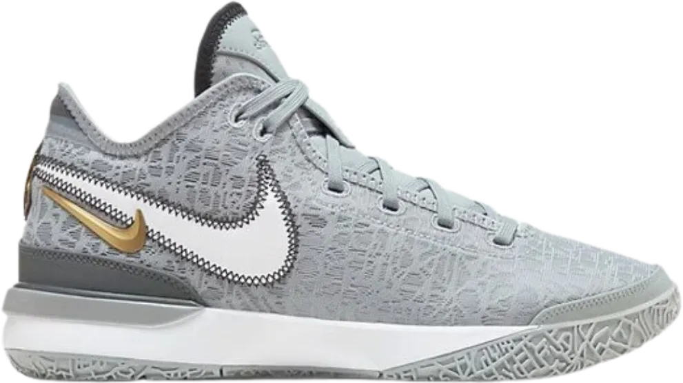 Nike Zoom LeBron NXXT Gen Wolf Grey Metallic Gold