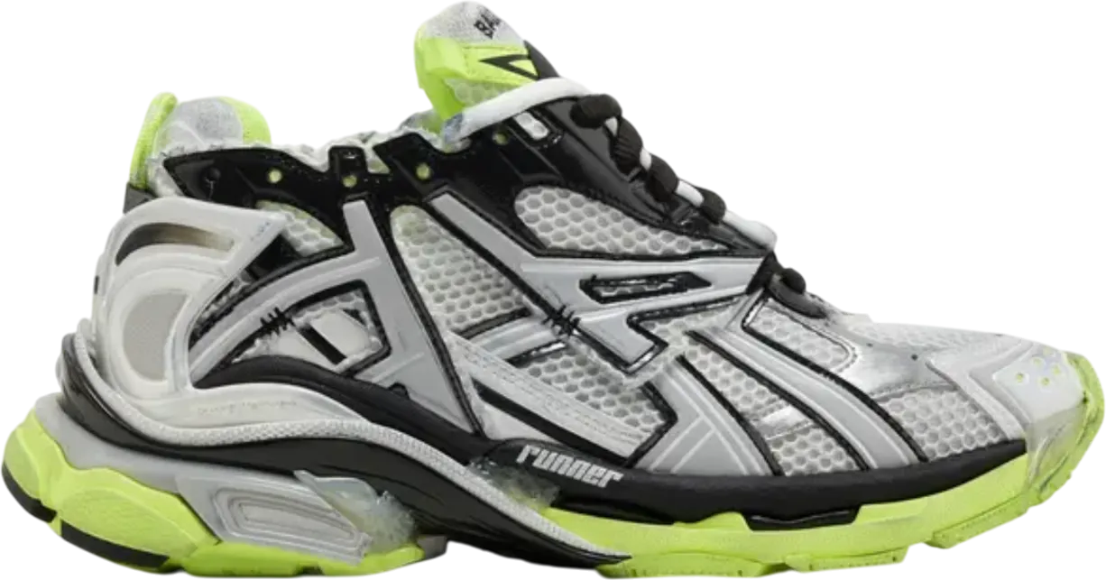 Balenciaga Runner Sneaker White Fluo Yellow