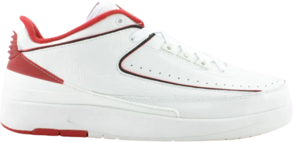 Jordan 2 Retro Low White Varsity Red