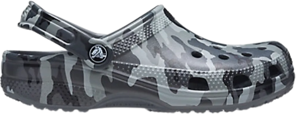 Crocs Printed Camo Clog slate grey