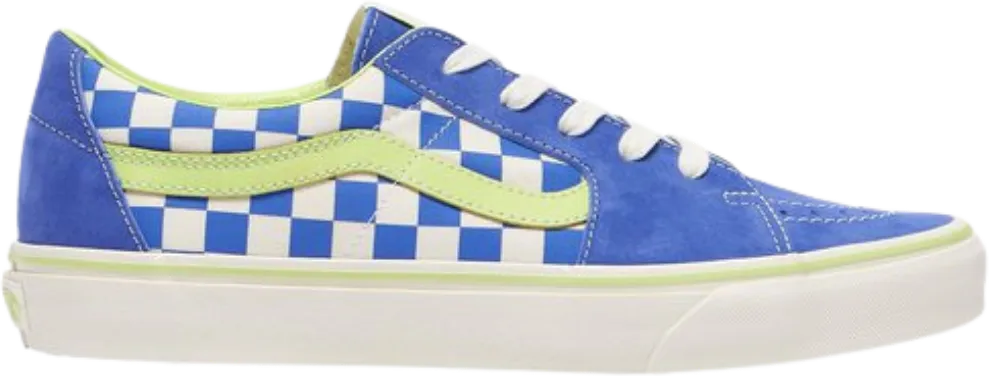 Vans SK8-Low Checkerboard Blue Green