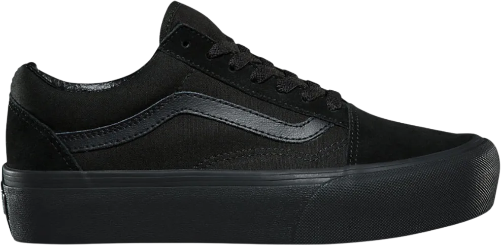 Vans Old Skool Stackform Suede Canvas Black