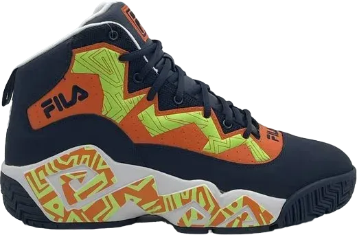 Fila MB Jamal Mashburn Navy Blue Orange White