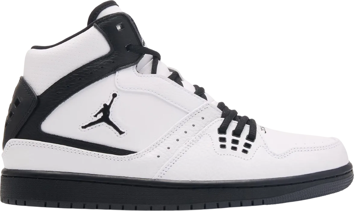 Air Jordan 1 Flight Mid Black White