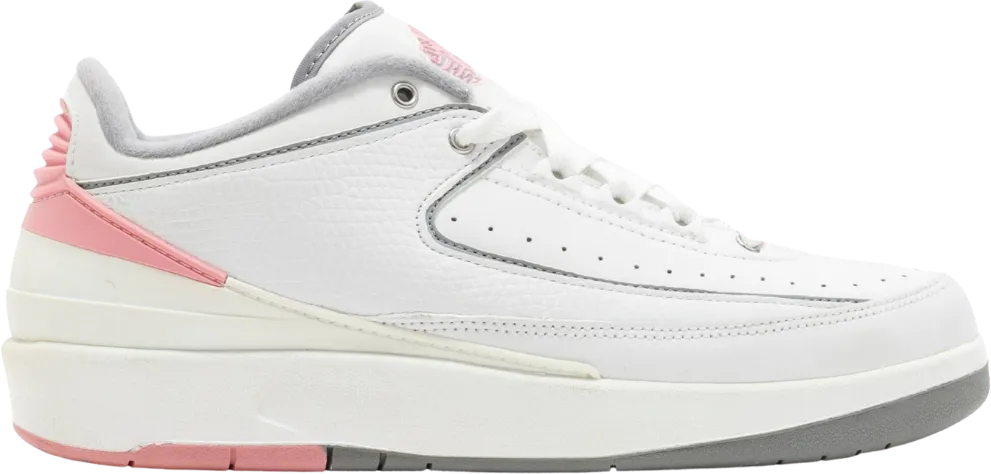 Air Jordan 2 Retro Low Steel Grey Real Pink