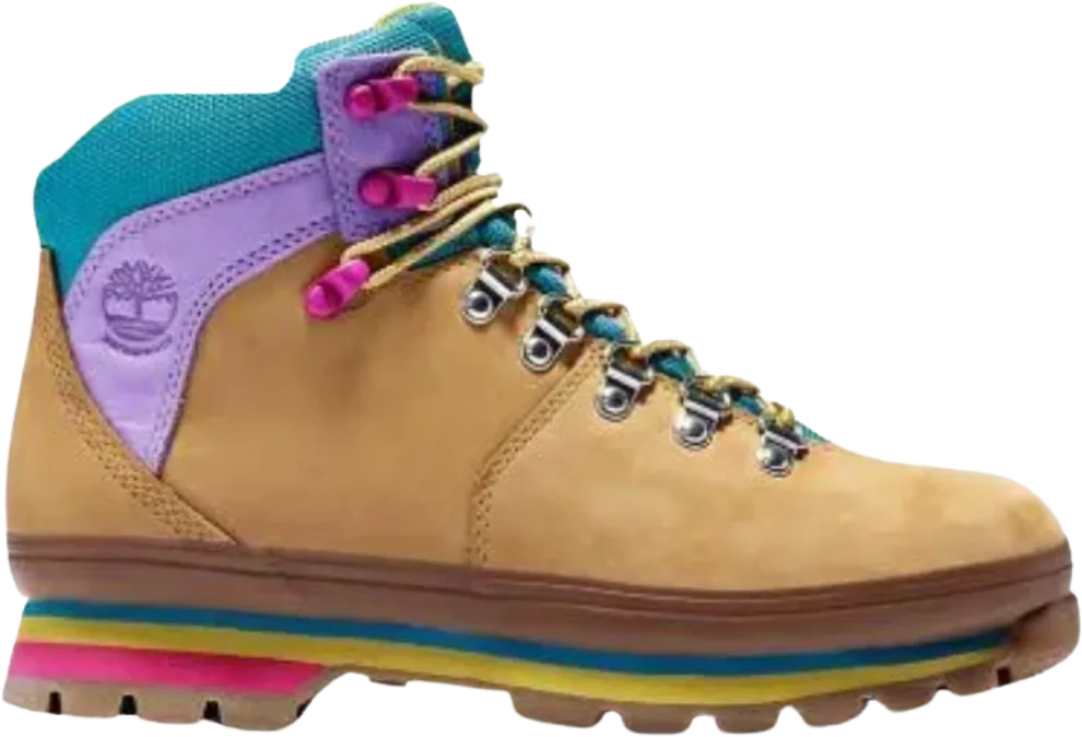 Timberland Wmns Euro Hiker Boot Mixed Media Wheat
