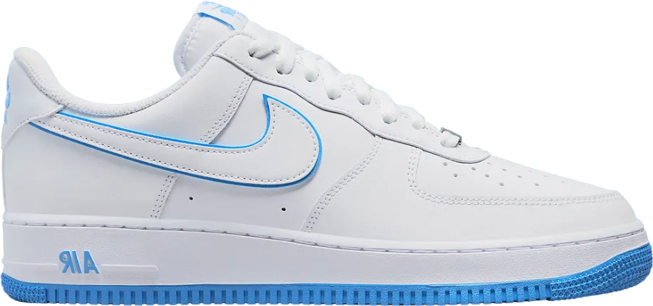 Nike Air Force 1 '07 Low White University Blue Sole