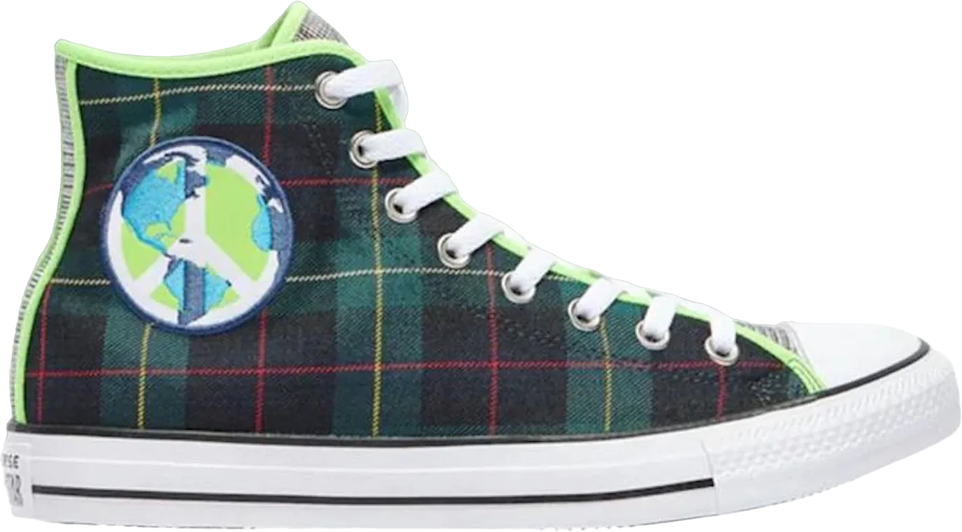 Converse Chuck Taylor All Star Hi World Peace Green Red