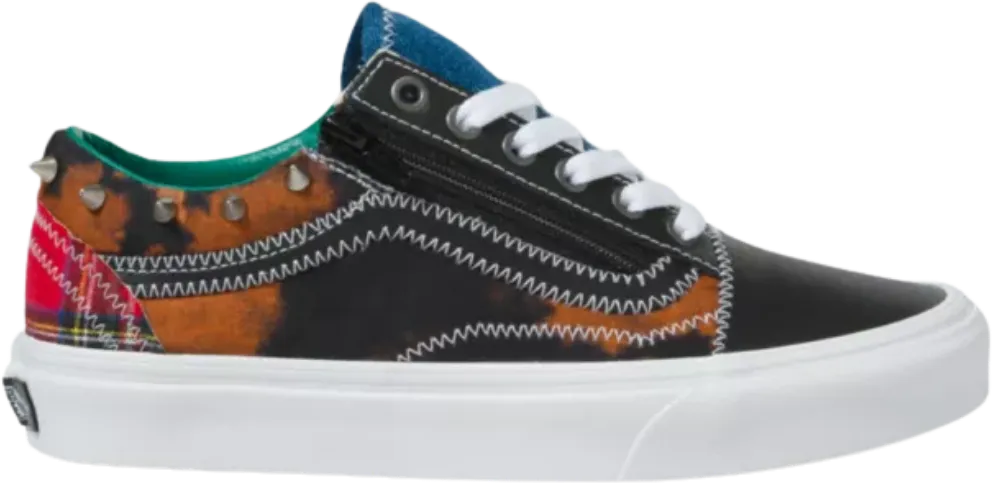 Vans Tartan Daze Old Skool Zip Multi Acid Dye