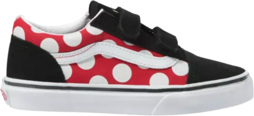 Vans KIDS POLKA DOT OLD SKOOL V RED TRUE WHITE