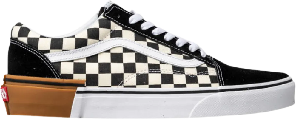 Vans Old Skool Checkerboard Gum Sole