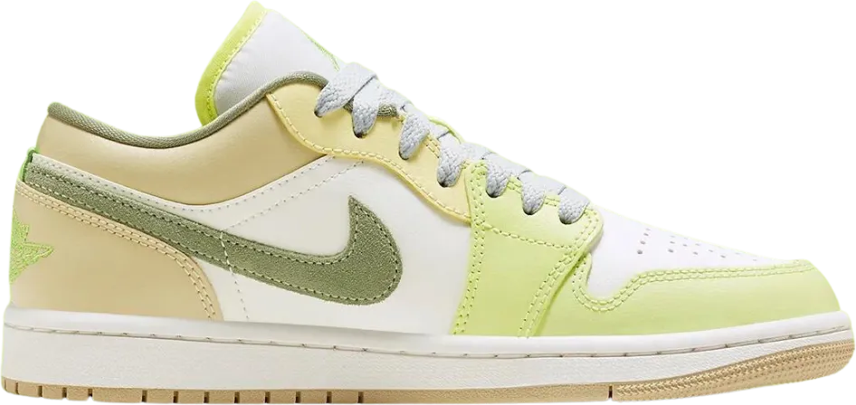 Air Jordan 1 Low Green Yellow