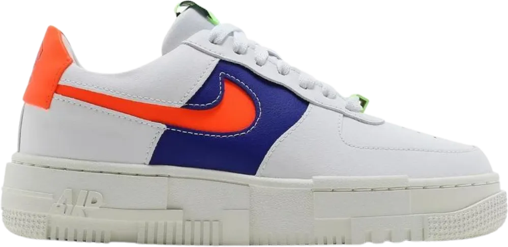 Nike Air Force 1 Low Pixel White Concord Crimson (Women's)
