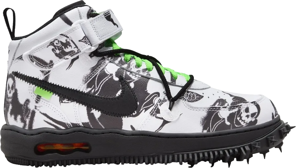 Nike Air Force 1 Mid Grim Reaper Off-White Black