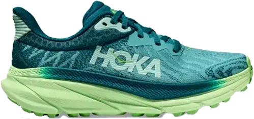Hoka Challenger 7 Ocean Mist Lime Glow