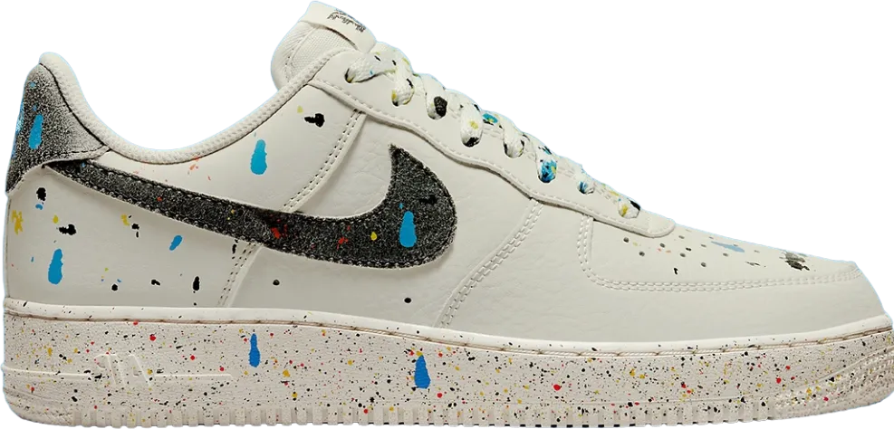 Nike Air Force 1 LV8 Paint Splatter Light Bone (GS)