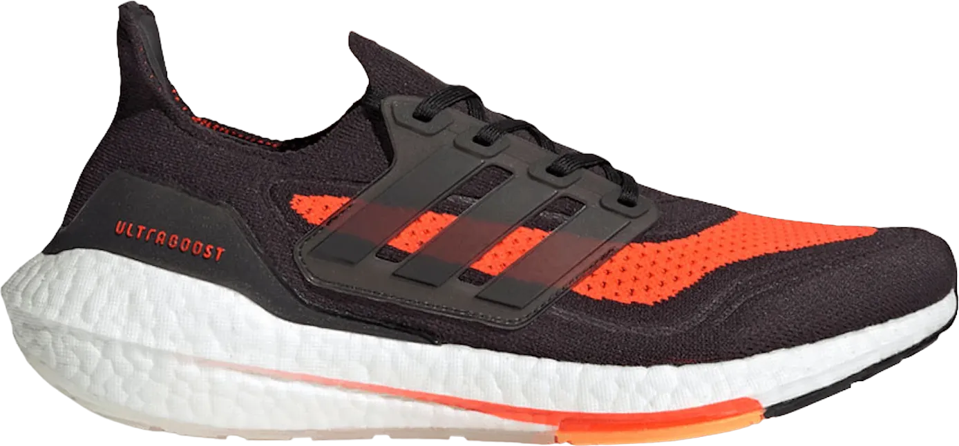 adidas Ultra Boost 21 Carbon Solar Red