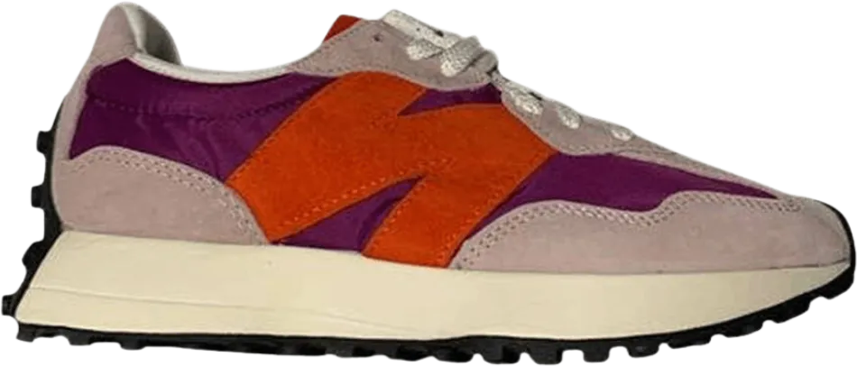 New Balance 327 Size Red Purple and Tan
