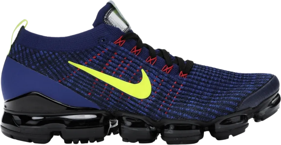 Nike Air VaporMax Flyknit 3 Deep Royal Volt