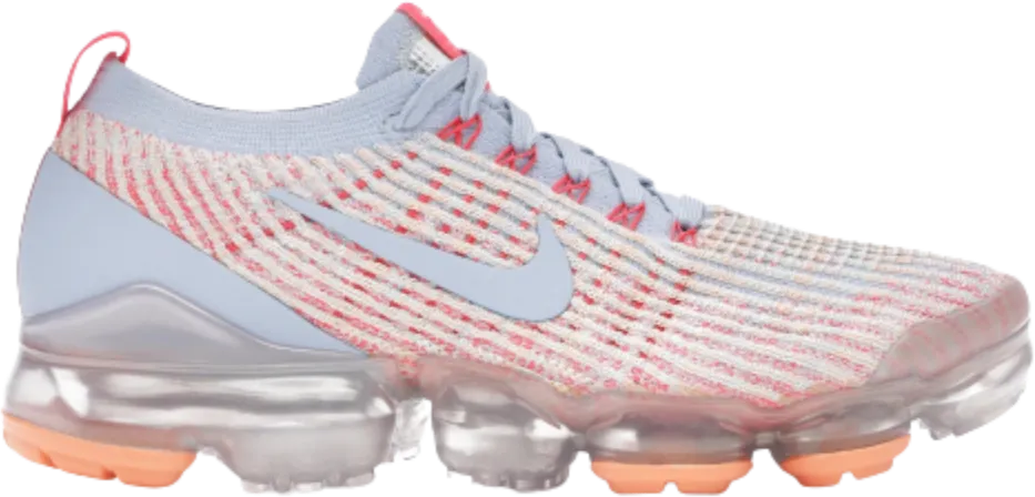 Nike Air VaporMax Flyknit 3 Hydrogen Blue Orange Pulse (Women's)