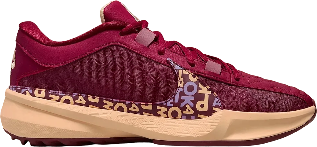Nike Zoom Freak 5 Alphabet Noble Red
