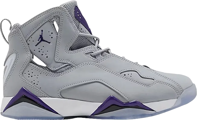 Air Jordan True Flight Wolf Grey Purple 