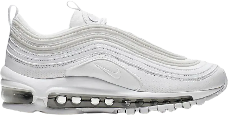 Nike Air Max 97 White Metallic Silver (GS)