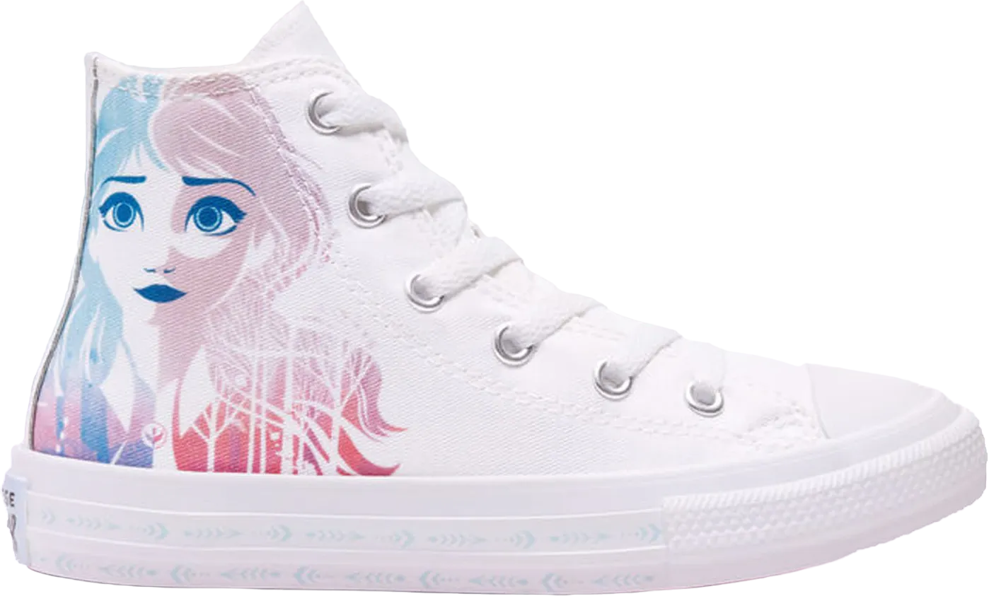 Converse Chuck Taylor All Star Hi Frozen 2 White (PS)