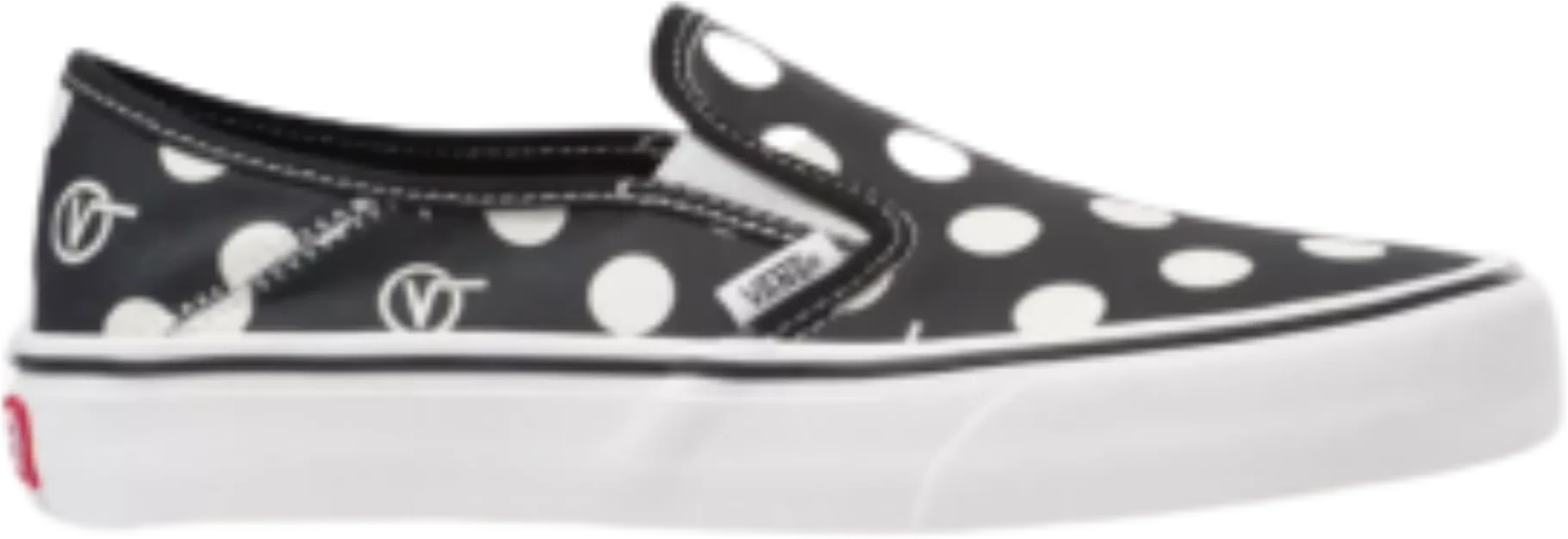 Vans Polka V-Dot Slip-On SF Black Marshmallow