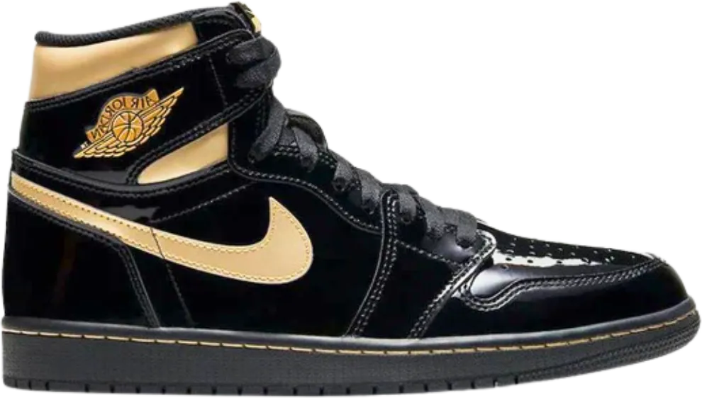 Jordan 1 High Retro OG Black Metallic Gold