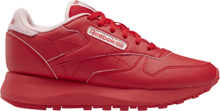 Reebok Classic Leather SP Big Kid Vector Red Pink Glow