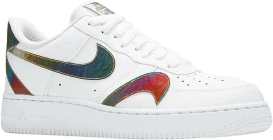 Nike Air Force 1 Low Misplaced Swooshes White Multi
