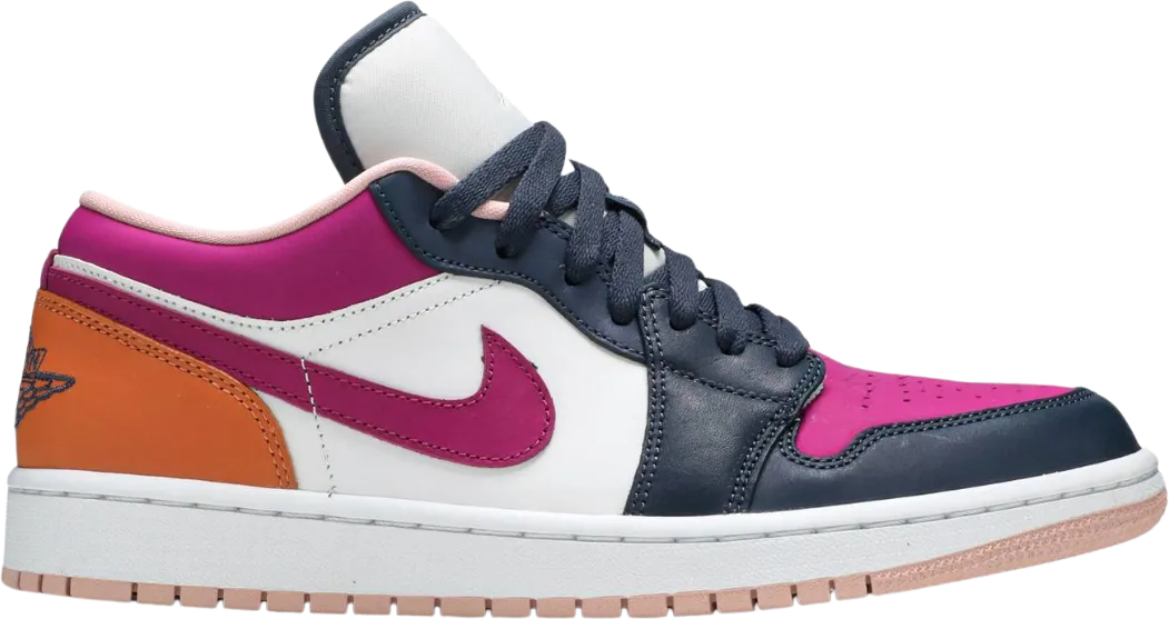 Air Jordan 1 Low SE Mismatched Purple Magenta