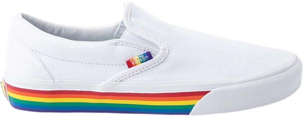 Vans Classic Slip On Rainbow Sole