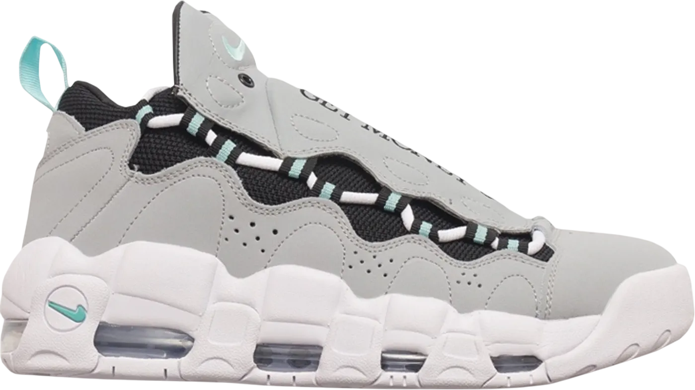Nike Air More Money Wolf Grey Island Green