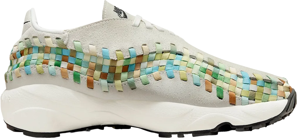 Nike Air Footscape Woven Rainbow White Black Sail Multi Color