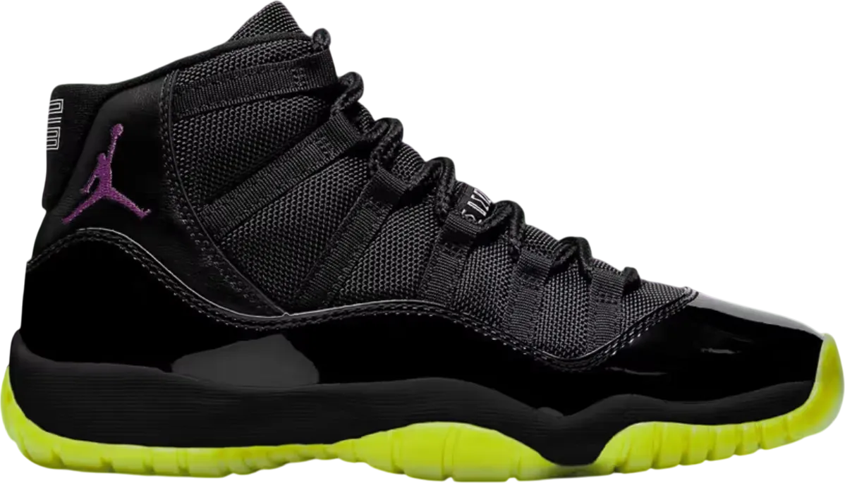 Air Jordan 11 Black Barely Volt