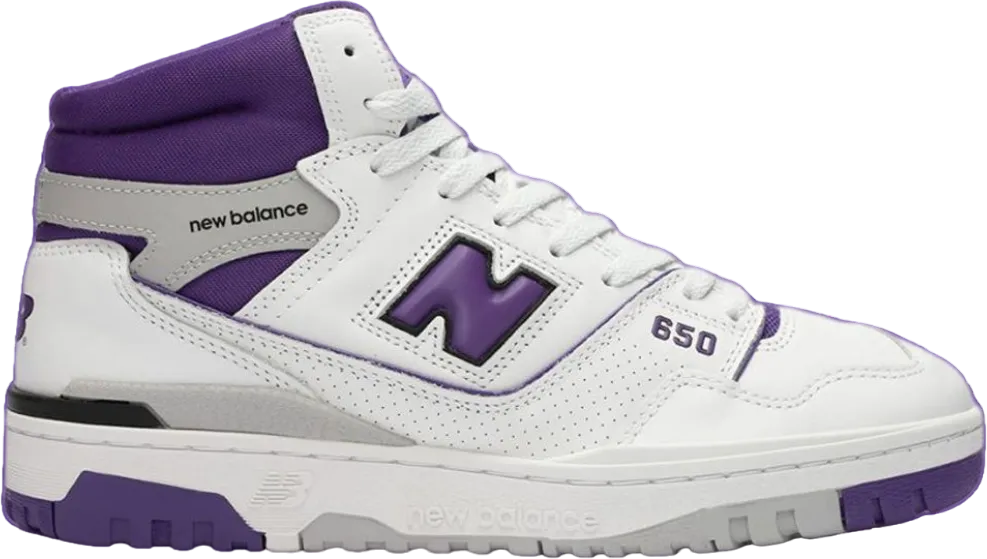 New Balance 650 White Interstellar Purple